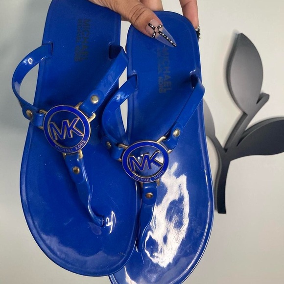 Michael Kors Hard Plastic Flip Flops - Picture 1 of 2
